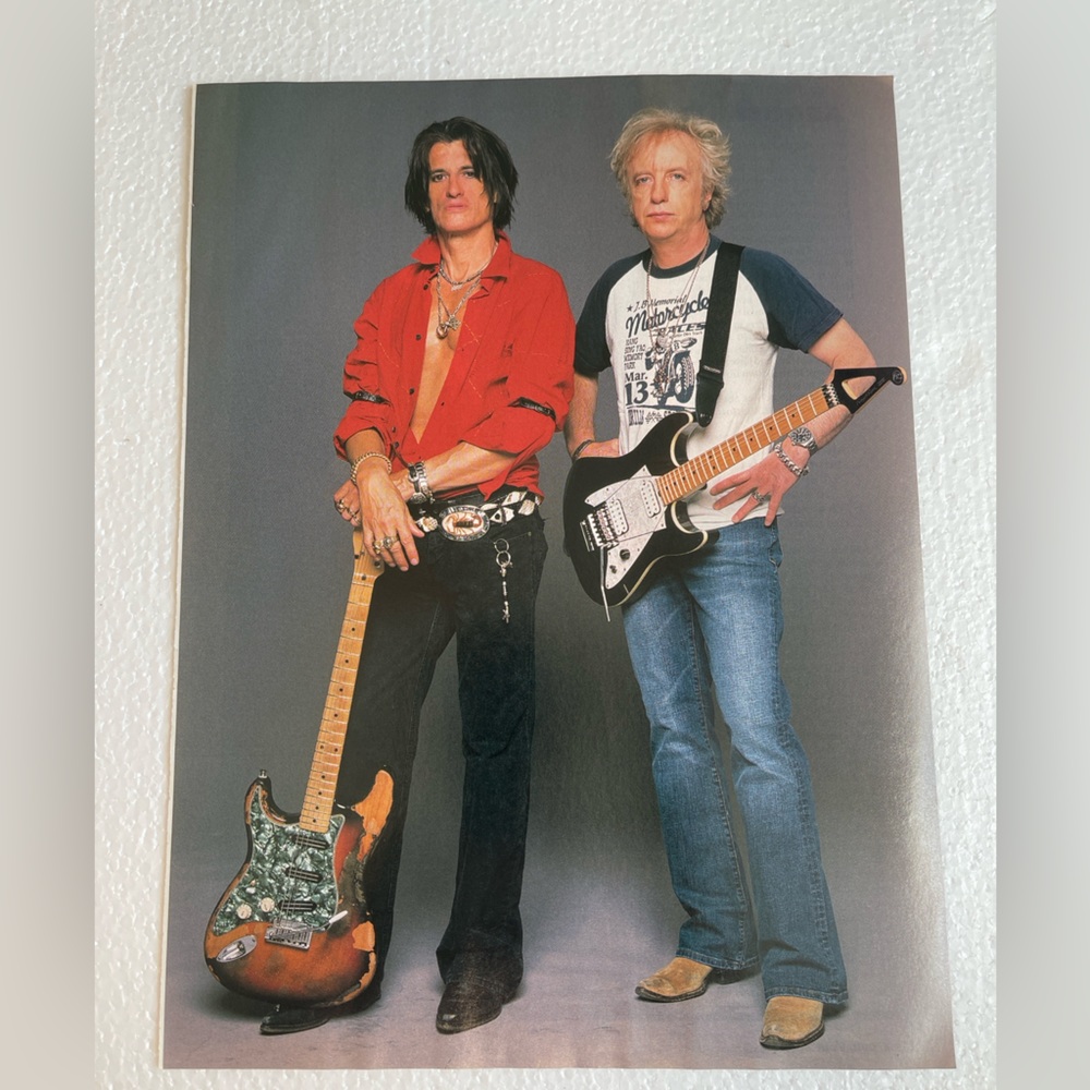 Aerosmith Joe Perry & Brad Whitford pinup